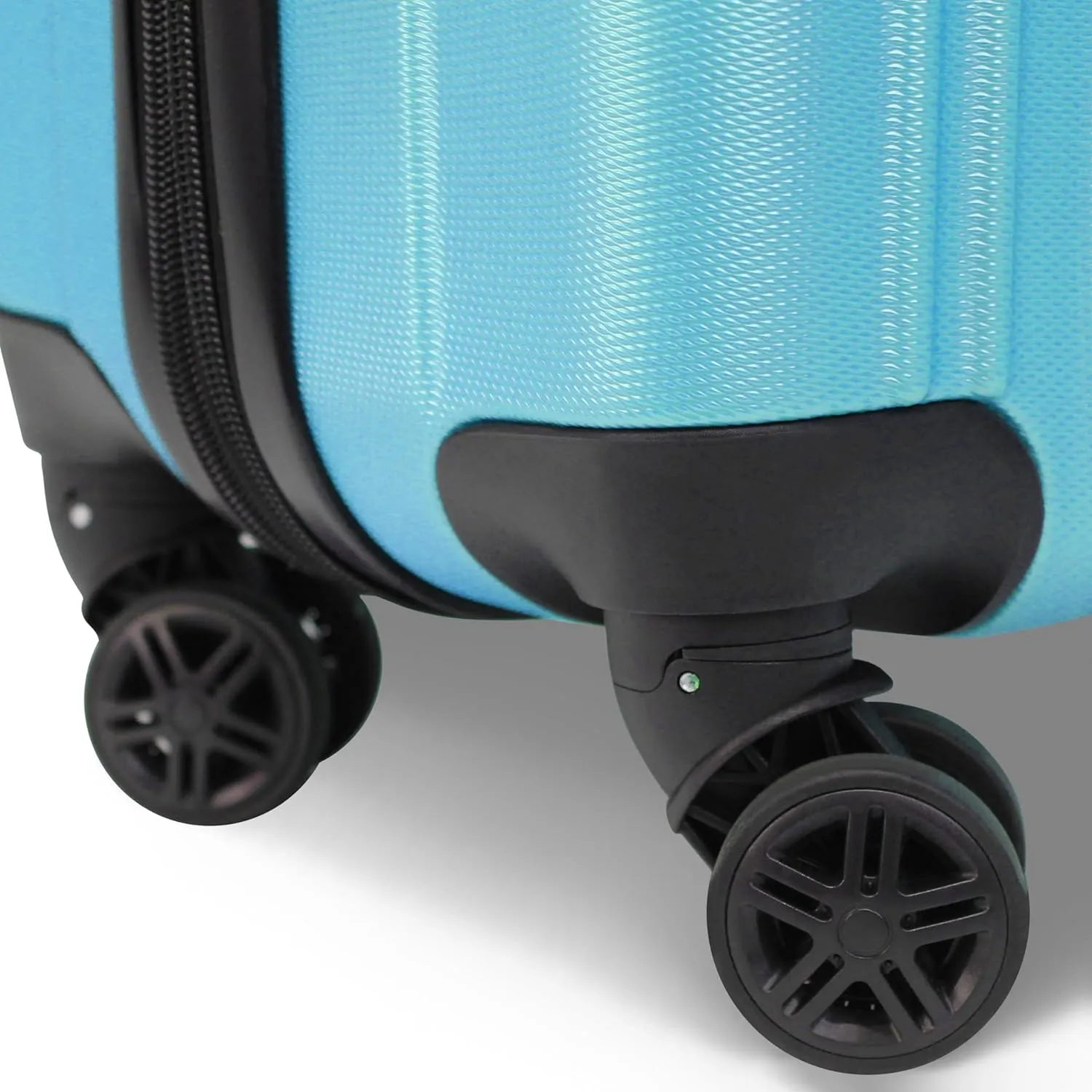 World Traveler Kemyer Quest Hardside Lightweight Expandable Spinner Suitcase Luggage, Sapphire Blue, 20-inch