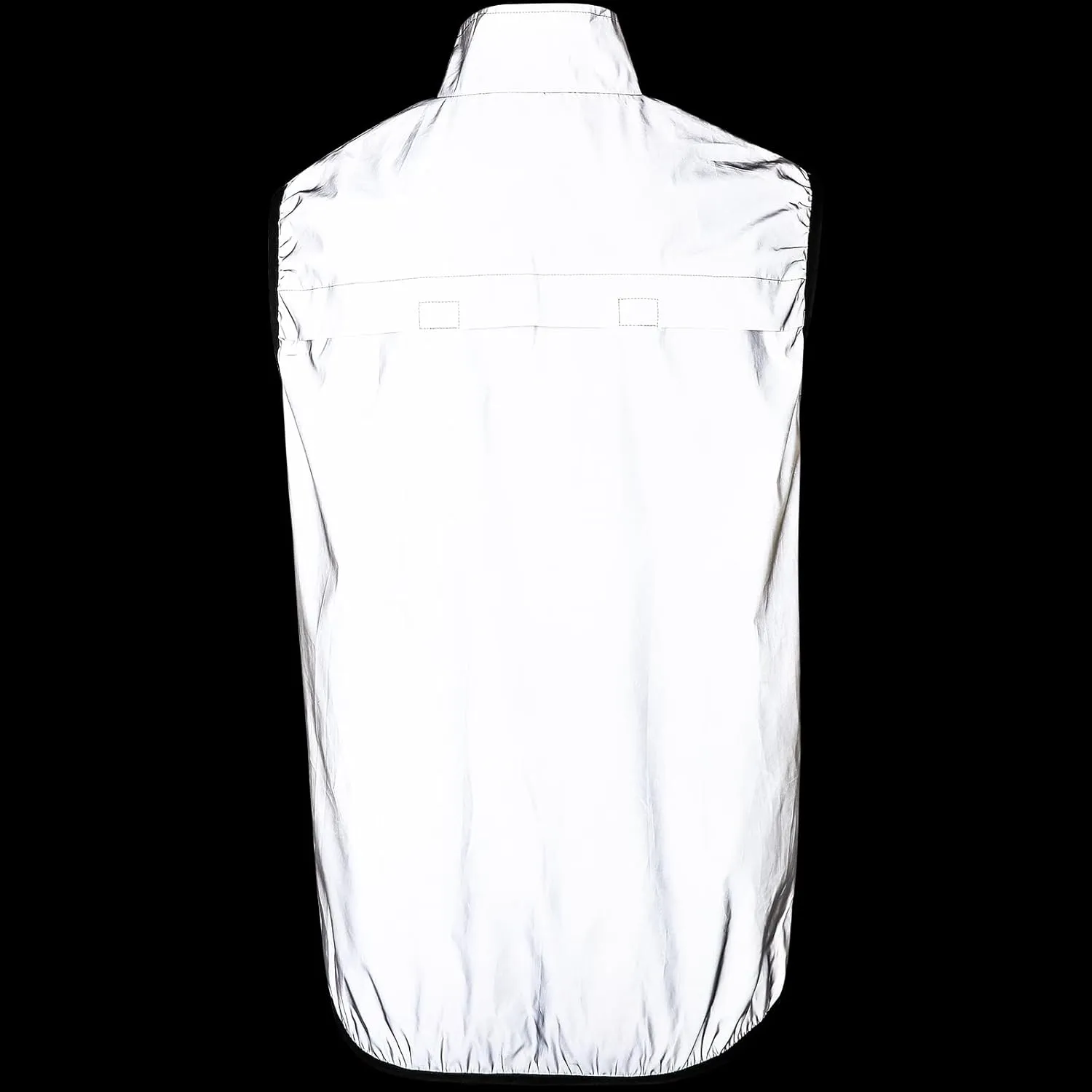 WOSAWE Men Reflective Jacket Night Glowing Bomber Jacket MTB Cycling Windbreaker Travel Sport Coat