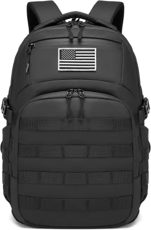 Wotony Military tactical backpack, backpack for men black small tactical assault bag
