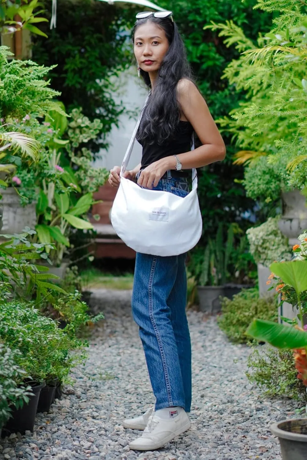 Your Cozy Women's Sling Crossbody Bags Large Shoulder Shopping Hobo Bag Handbag Top Zip Bags Handmade Messenger Bag