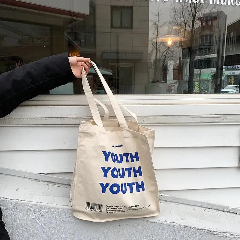 Youth Y2K Tote Bag for Streetwear Style and Durability